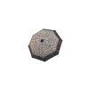 Fiber Mini Black White Paisley dámský skládací deštník  Doppler
