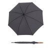 Timber Stick Automatic Dark Grey - holový deštník