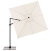 DERBY DX 280 x 280 cm – zahradní slunečník s boční nohou - Zboží s drobnou vadou (S332)