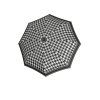 3671 fiber havanna black white damsky skladaci destnik