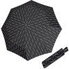 Fiber Magic Black&White Rings dámský automatický deštník  Doppler