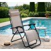 266RX090931 RELAX relaxační zahradní křeslo béžová lifestyle