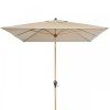 ALU WOOD zahradní slunečník 210 x 140 cm béžová  Doppler