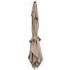 ALU WOOD zahradní slunečník 210 x 140 cm béžová  Doppler