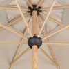 ALU WOOD zahradní slunečník 350 cm béžová  Doppler