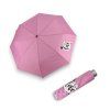Mini Light Kids Pink Love dámský skládací deštník  Doppler